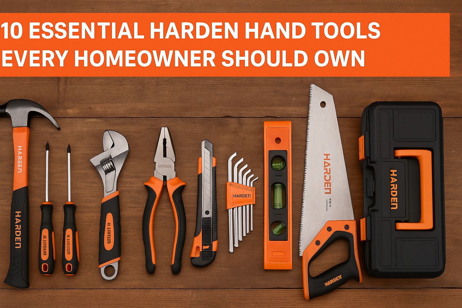 10 Essential Harden Hand Tools Every Homeowner Should Own